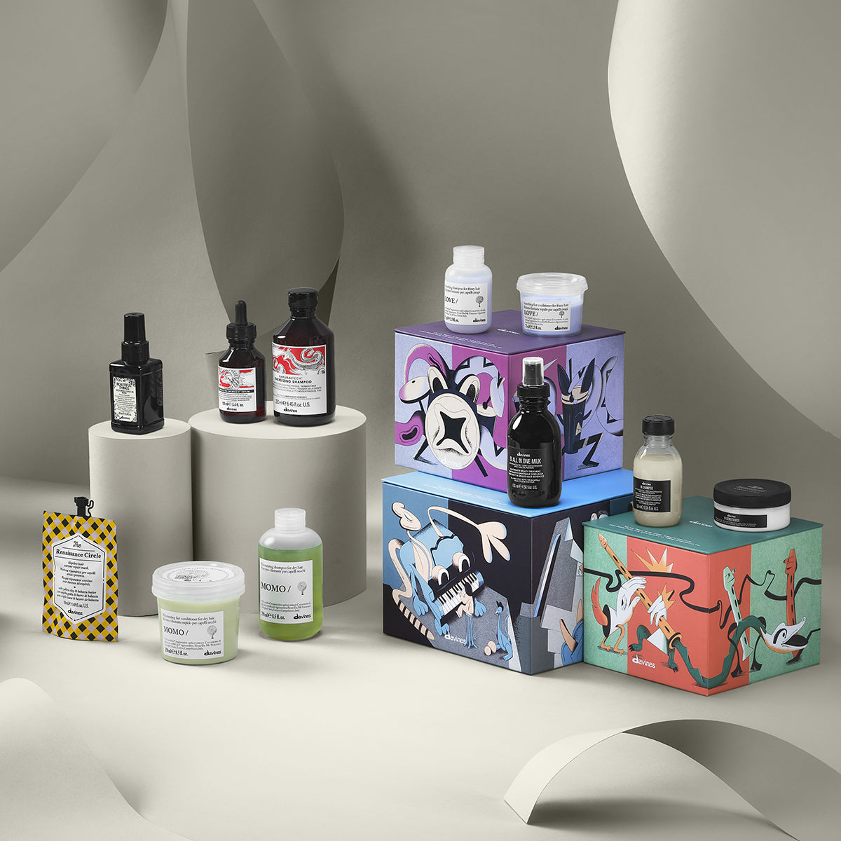 Discovery Kit: Six Little Brothers El set de belleza extraordinario perfecto para aportar un brillo espectacular y realzar la belleza del cabello. Davines