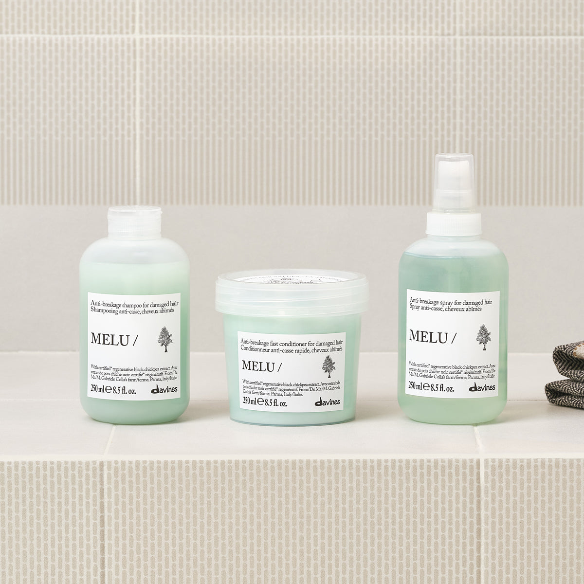 Davines MELU Spray - Spray anti-rotura para cabello dañado