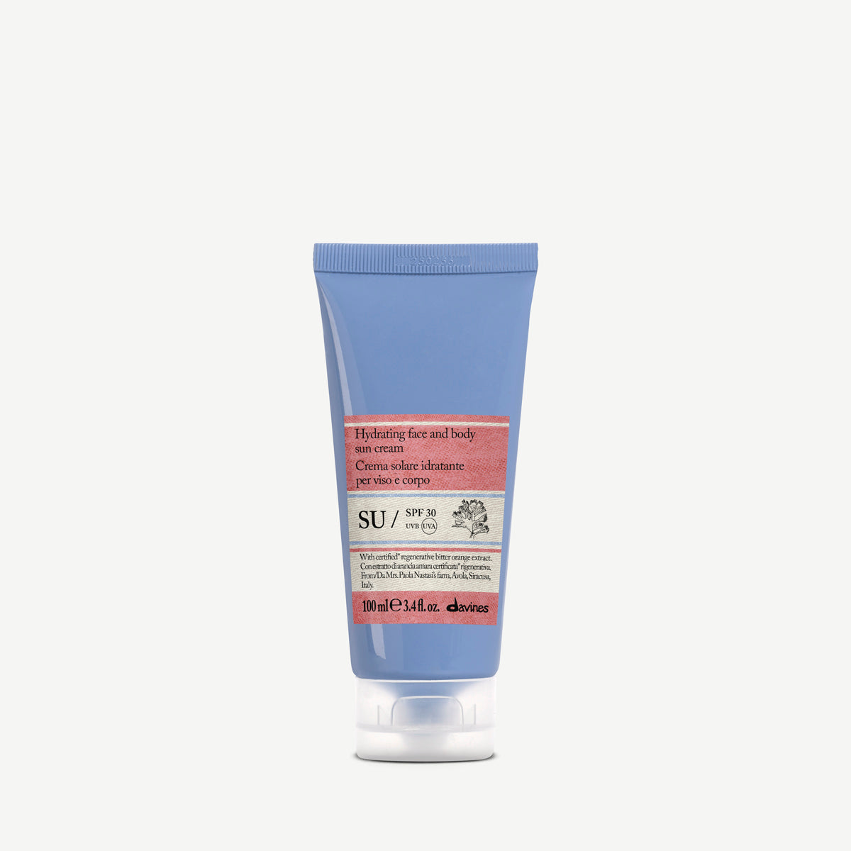 Davines SU SPF30 - Protector solar hidratante para rostro y cuerpo