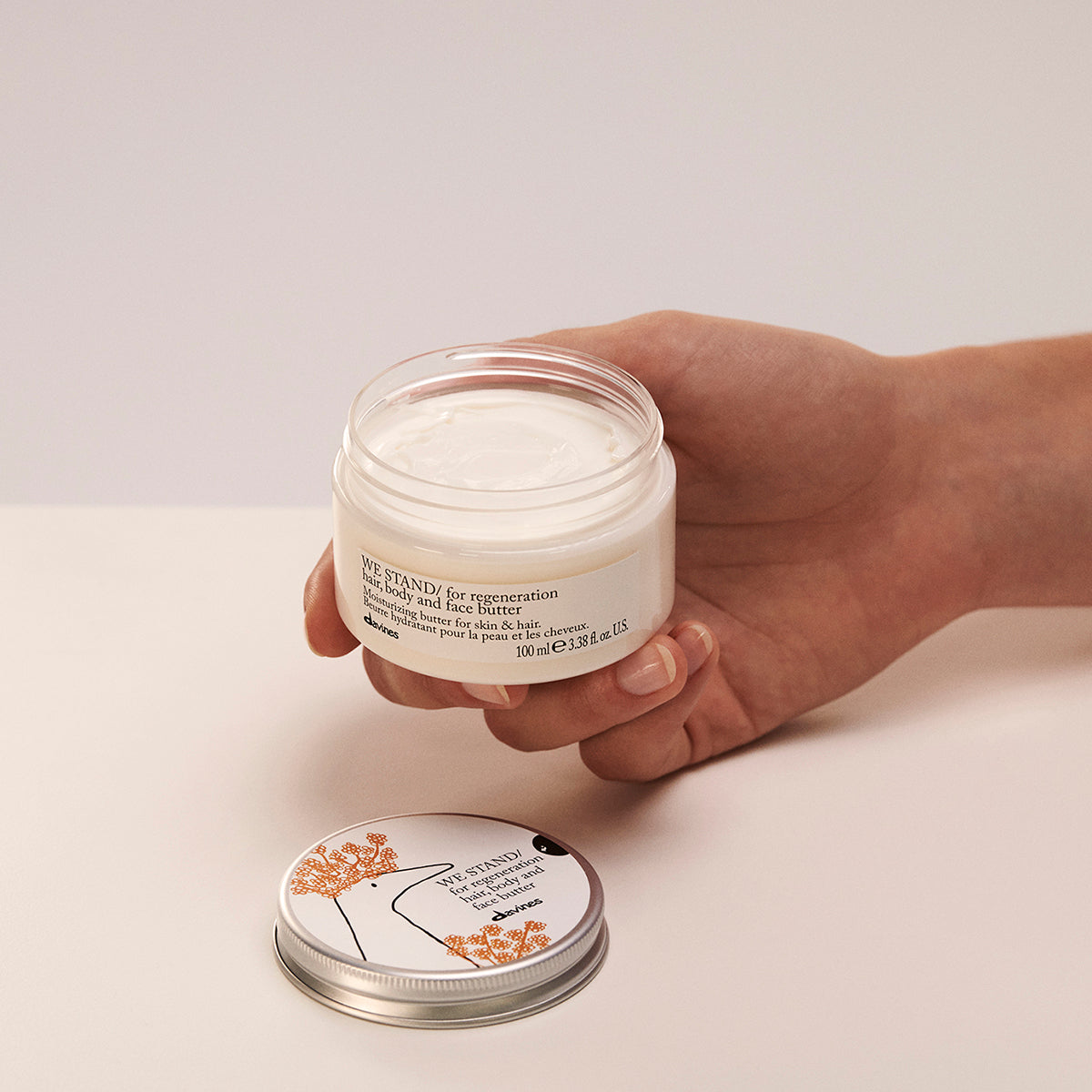 Davines WE STAND/for regeneration hair, body and face butter - Manteca hidratante para piel y cabello.