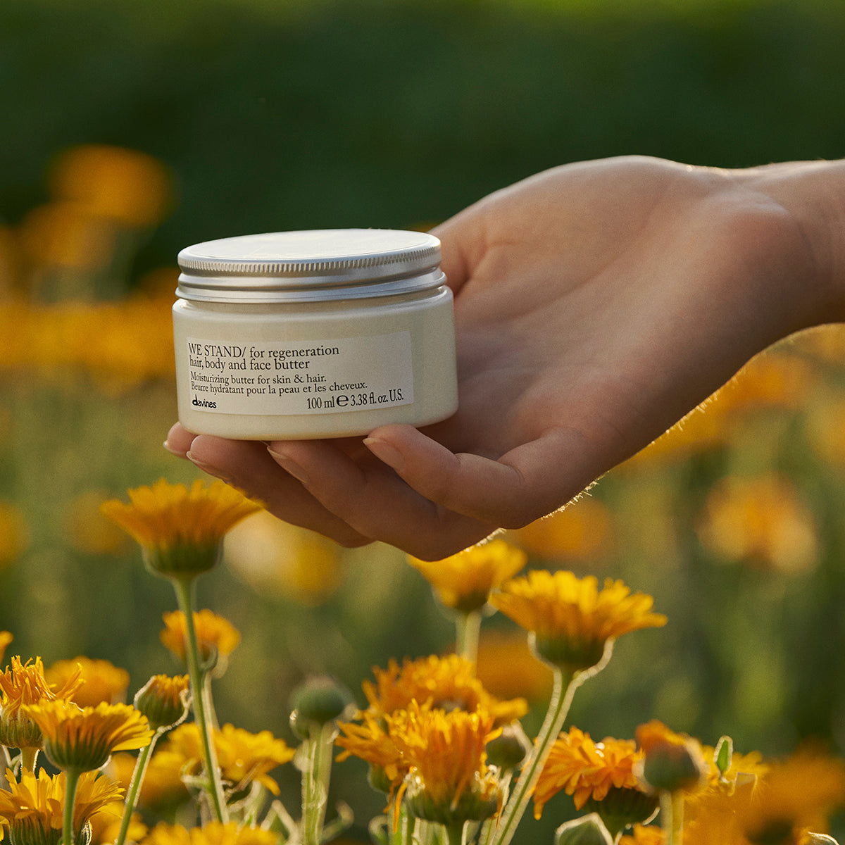 Davines WE STAND/for regeneration hair, body and face butter - Manteca hidratante para piel y cabello.