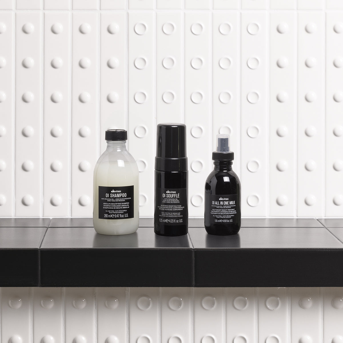 Davines OI SOUFFLÉ - Espuma leave-in para dar suavidad, un brillo radiante y cabello con cuerpo.