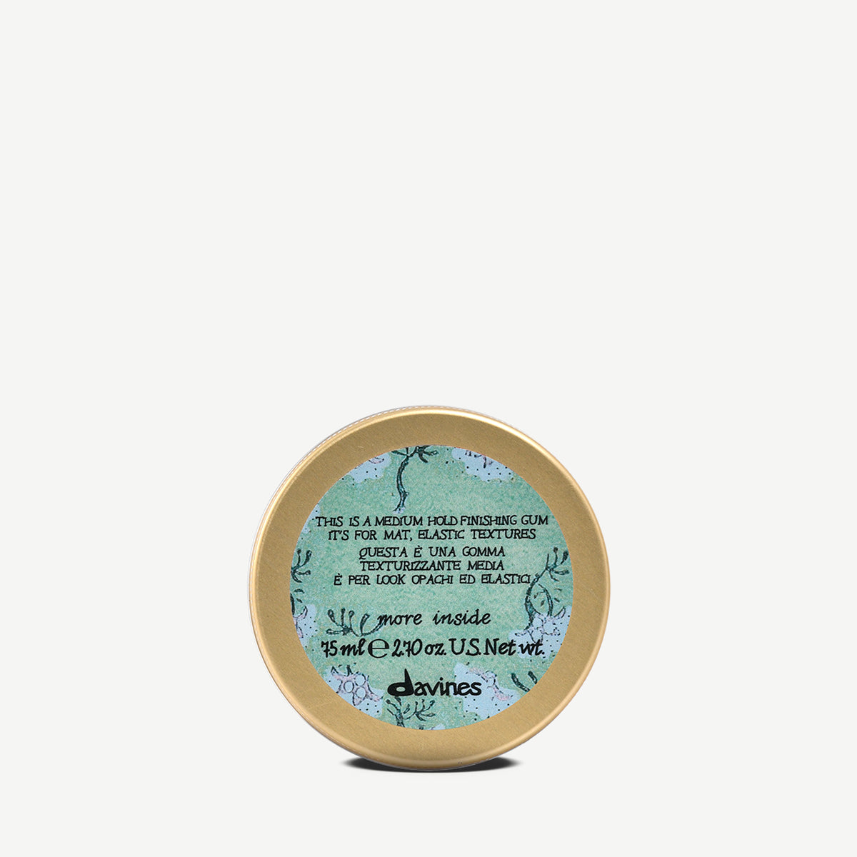 Davines This is a Medium Hold Finishing Gum - Goma capilar texturizante de fijación media para looks mates y manejables.