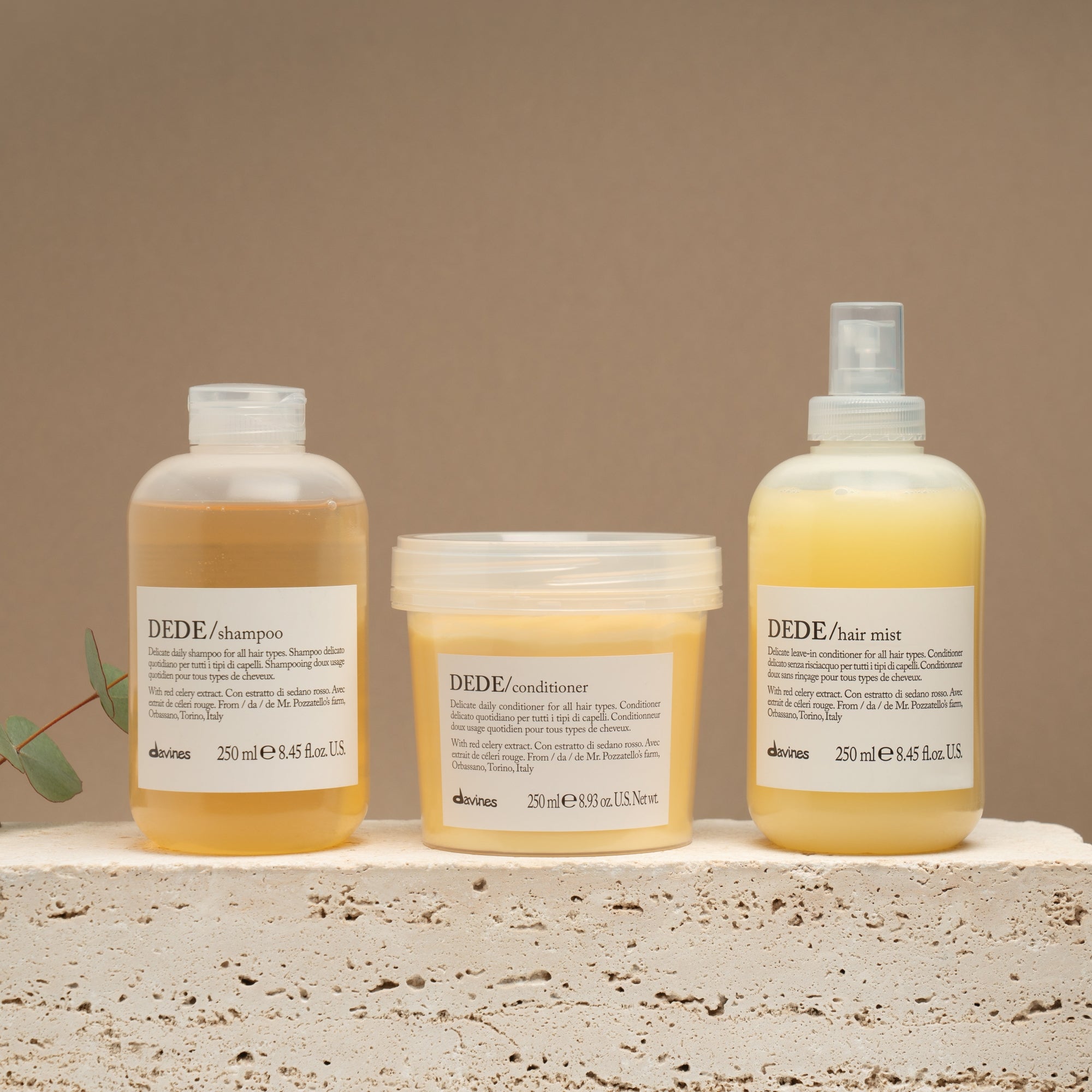 Davines DEDE Shampoo - Shampoo delicado para uso diario, ideal para todo tipo de cabello.