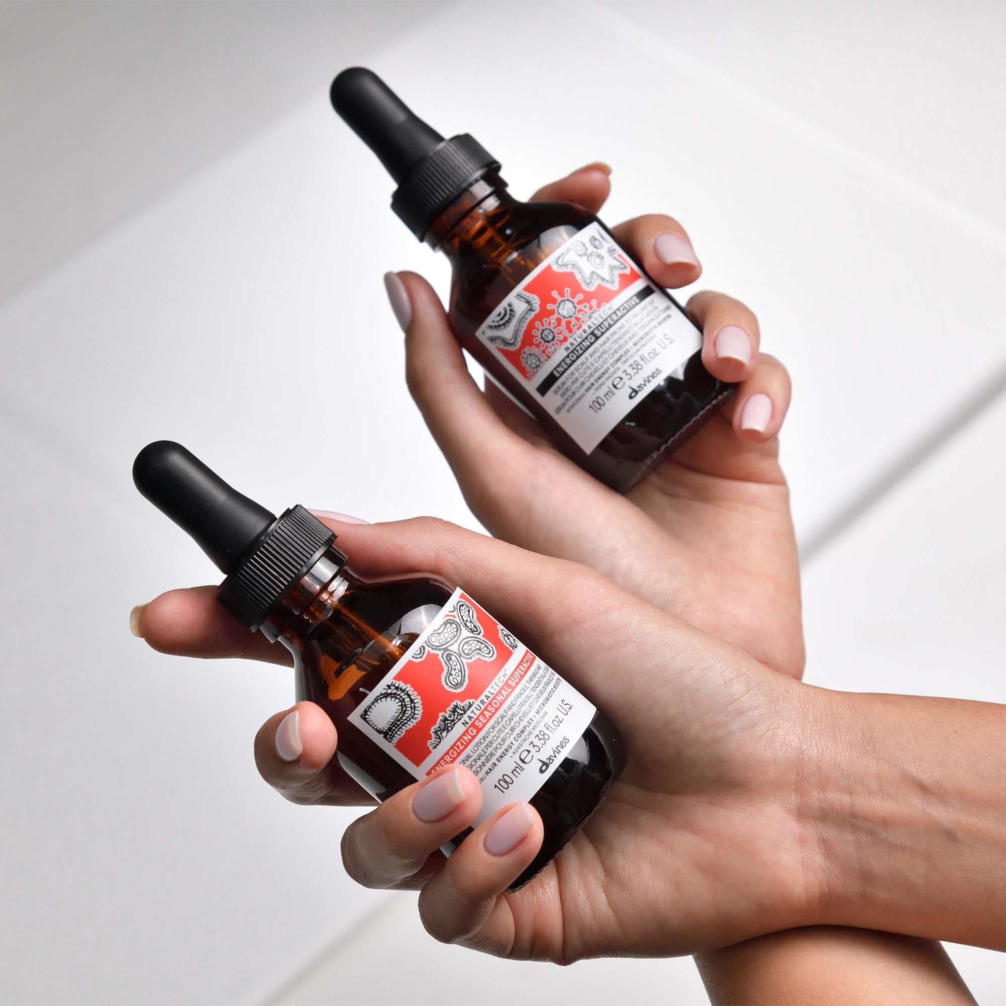 Davines ENERGIZING Superactive - Sérum estimulante para cuero cabelludo y cabello frágil y con tendencia a la caída.