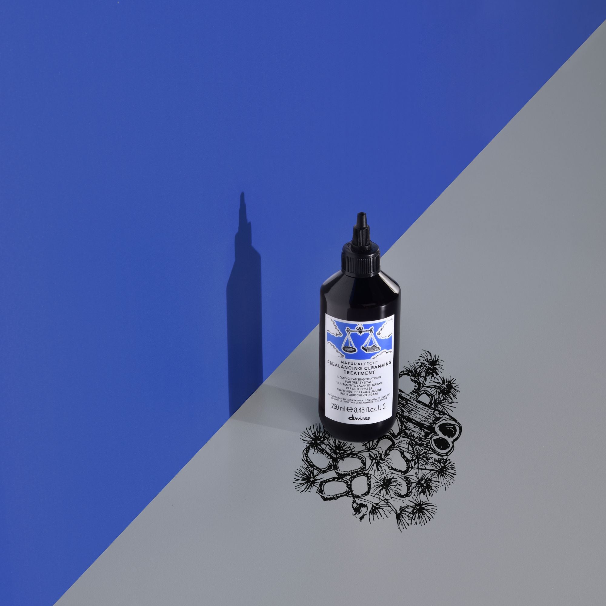 Davines REBALANCING Cleansing Treatment - Tratamiento para cuero cabelludo con hiperproducción sebácea.