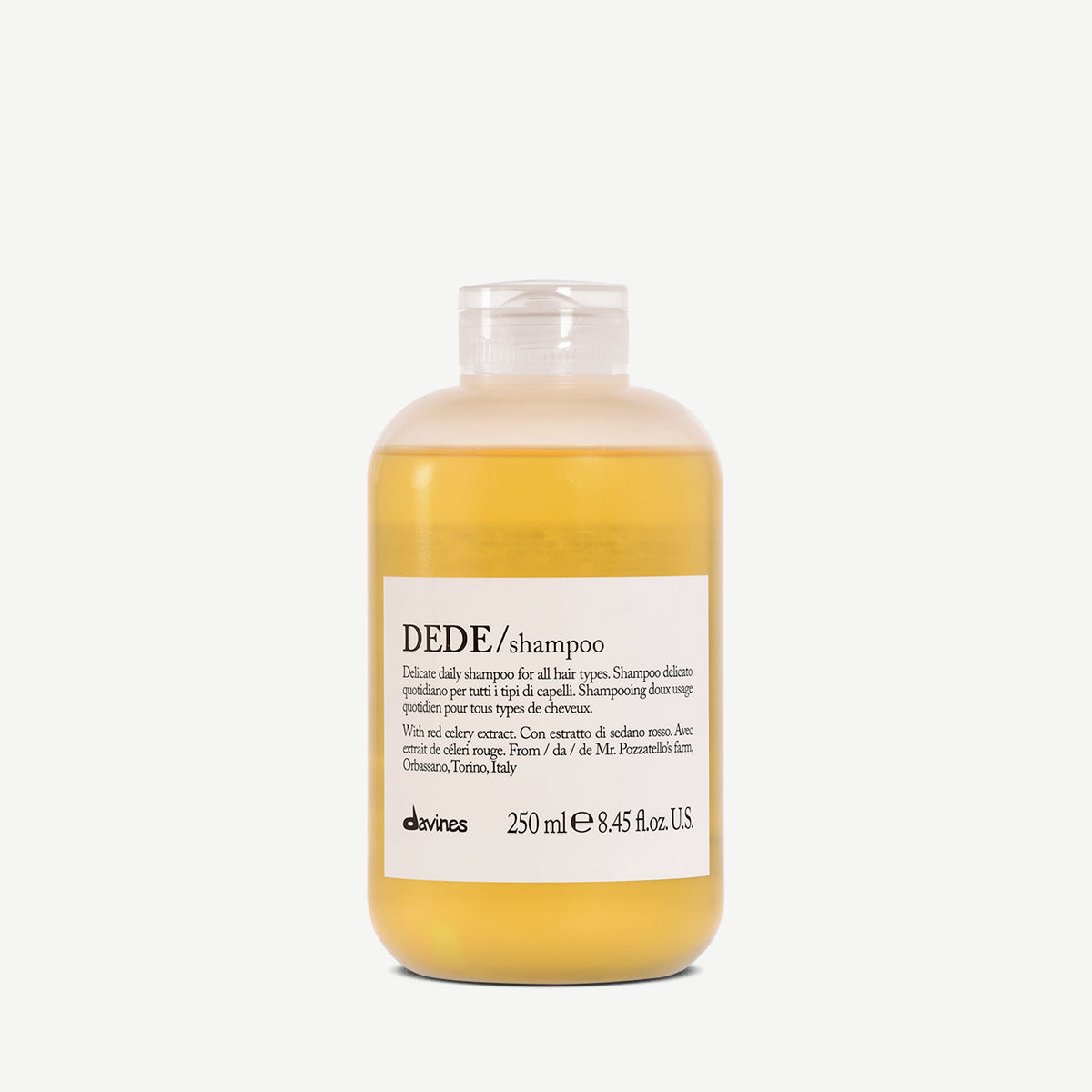 Davines DEDE Shampoo - Shampoo delicado para uso diario, ideal para todo tipo de cabello.