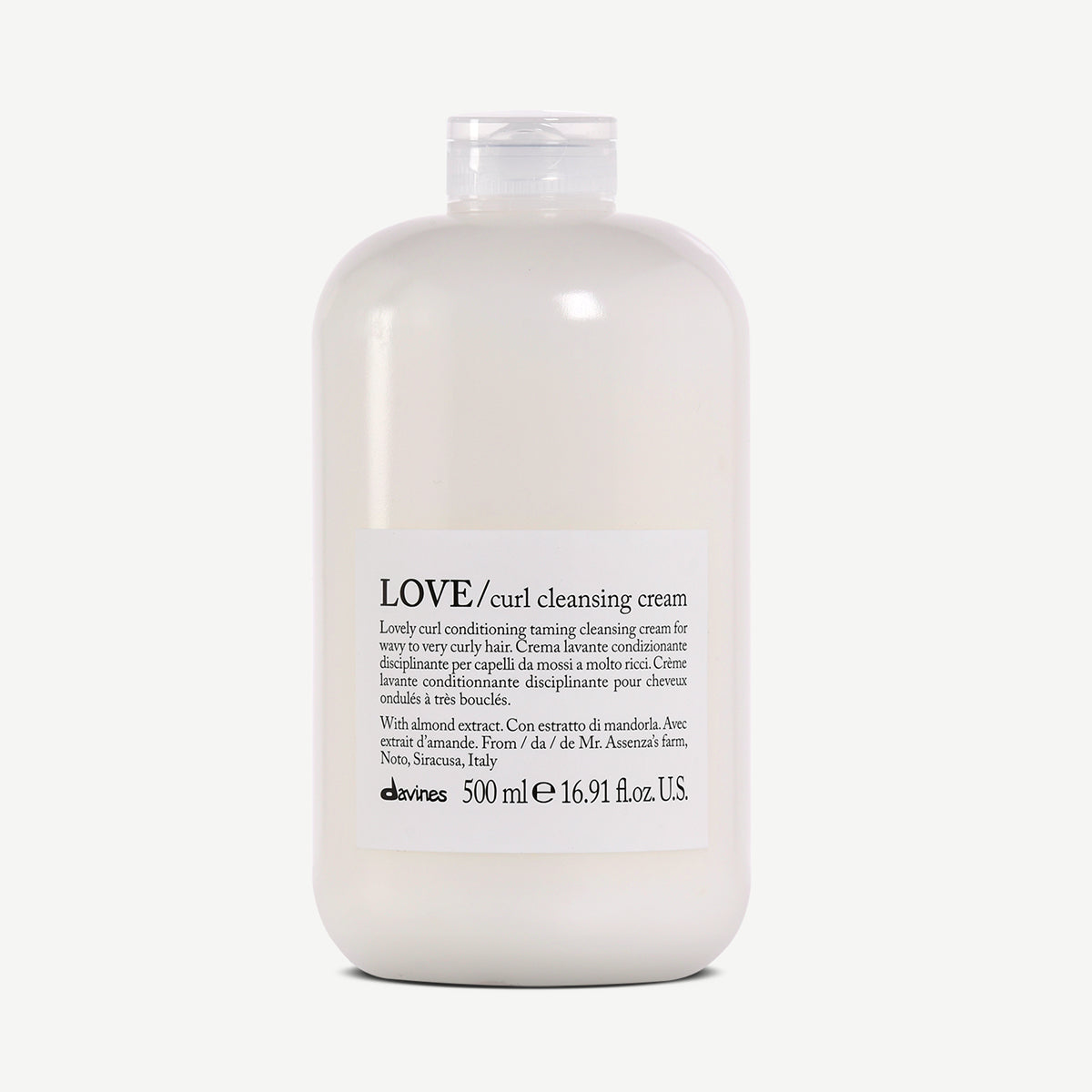 Davines LOVE CURL Cleansing Cream - Shampoo y acondicionador ideal para cabello muy rizado.