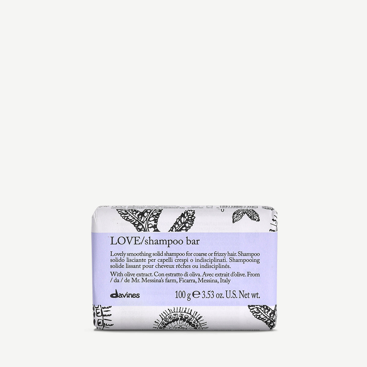 LOVE Smoothing Shampoo Bar 1  100 grDavines