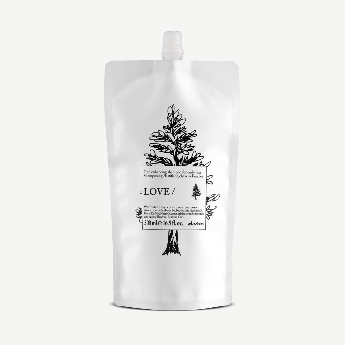 
Davines LOVE CURL Shampoo - Shampoo potenciador de rizos para cabello rizado y ondulado