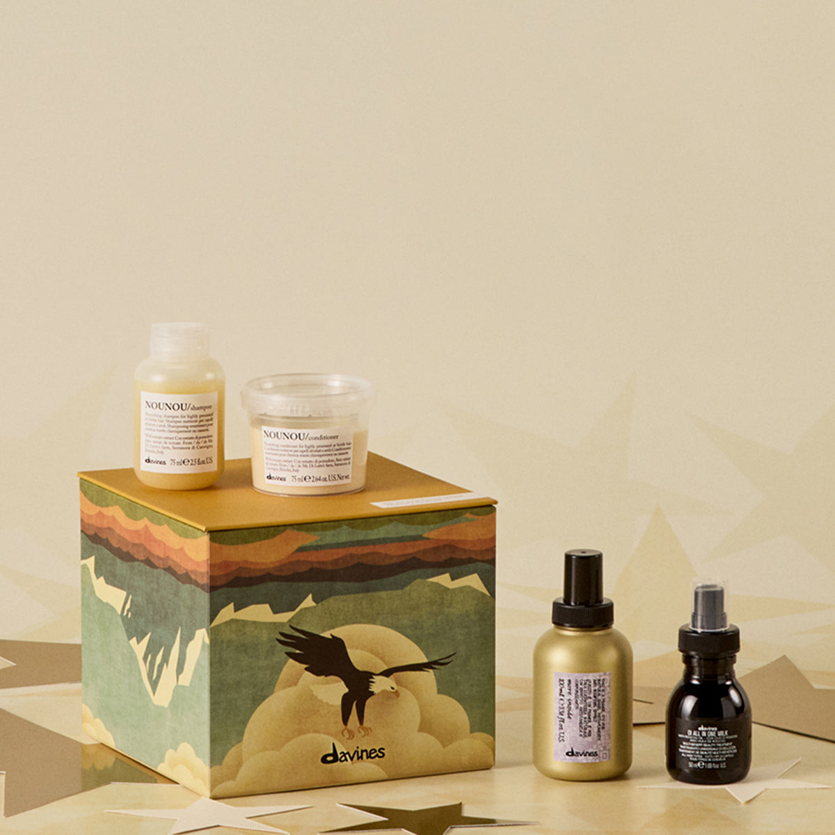 Translation missing: es.products.general.vendor: KIT Caja de Regalo Davines Boreal Tundra  Este <strong>Discovery Set</strong> está diseñado para nutrir, proteger y realzar el cabello, ofreciendo un efecto de cuerpo, un escudo anti-humedad y un brillo excepcional. Ideal para cabello seco o tratado, dejando cada cabello visiblemente más hermoso y saludable -100x.jpg?v=1764010291
