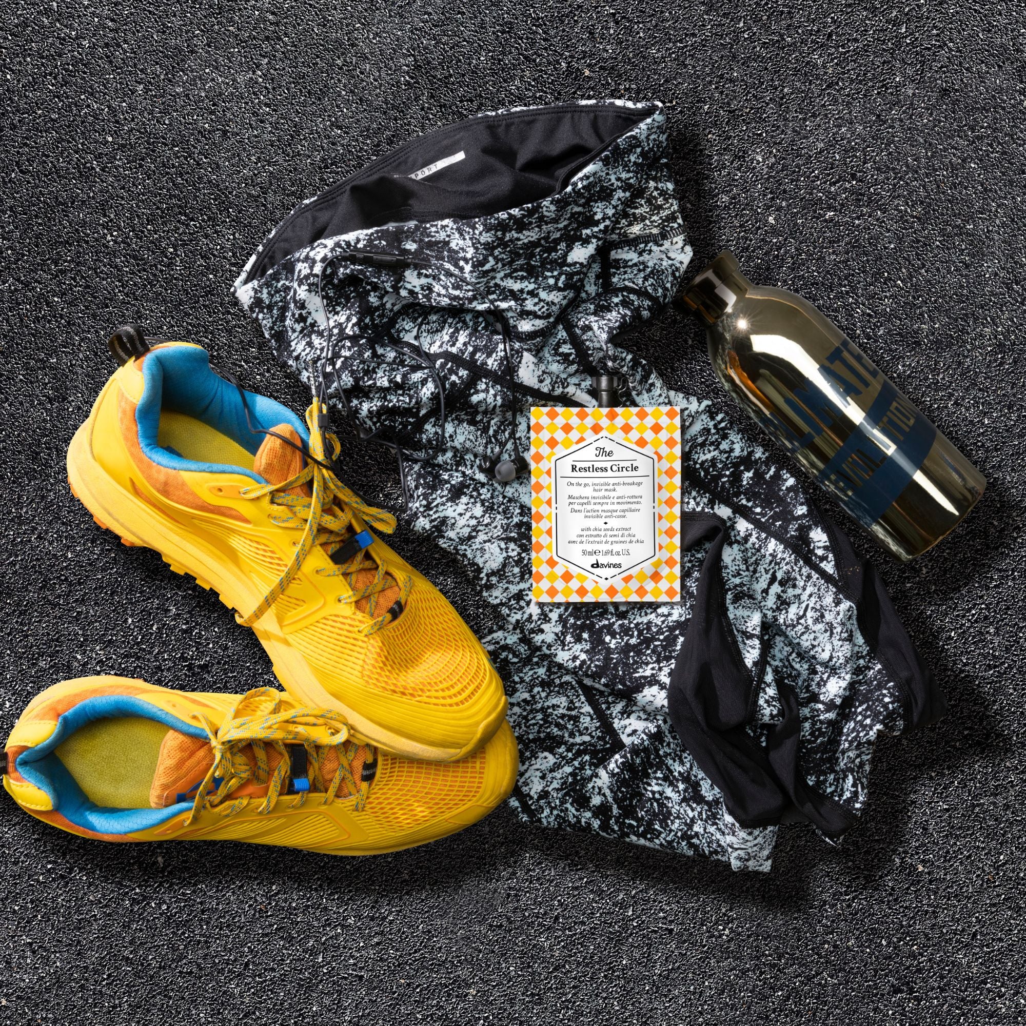 
Davines The Restless Circle - Mascarilla invisible, antiquiebre para cabello siempre en movimiento.