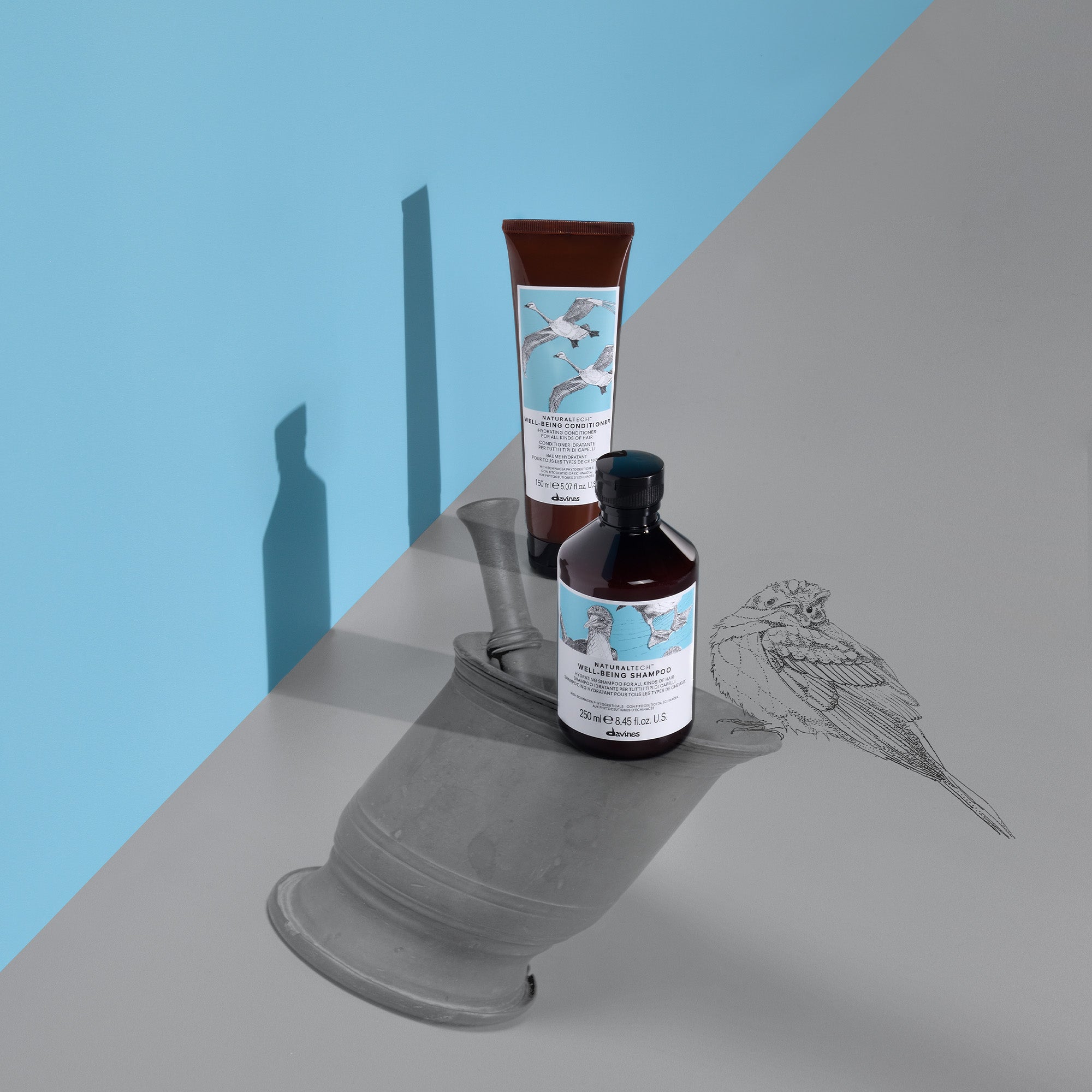 
Davines WELLBEING Shampoo - Shampoo hidratante para todo tipo de cabello.