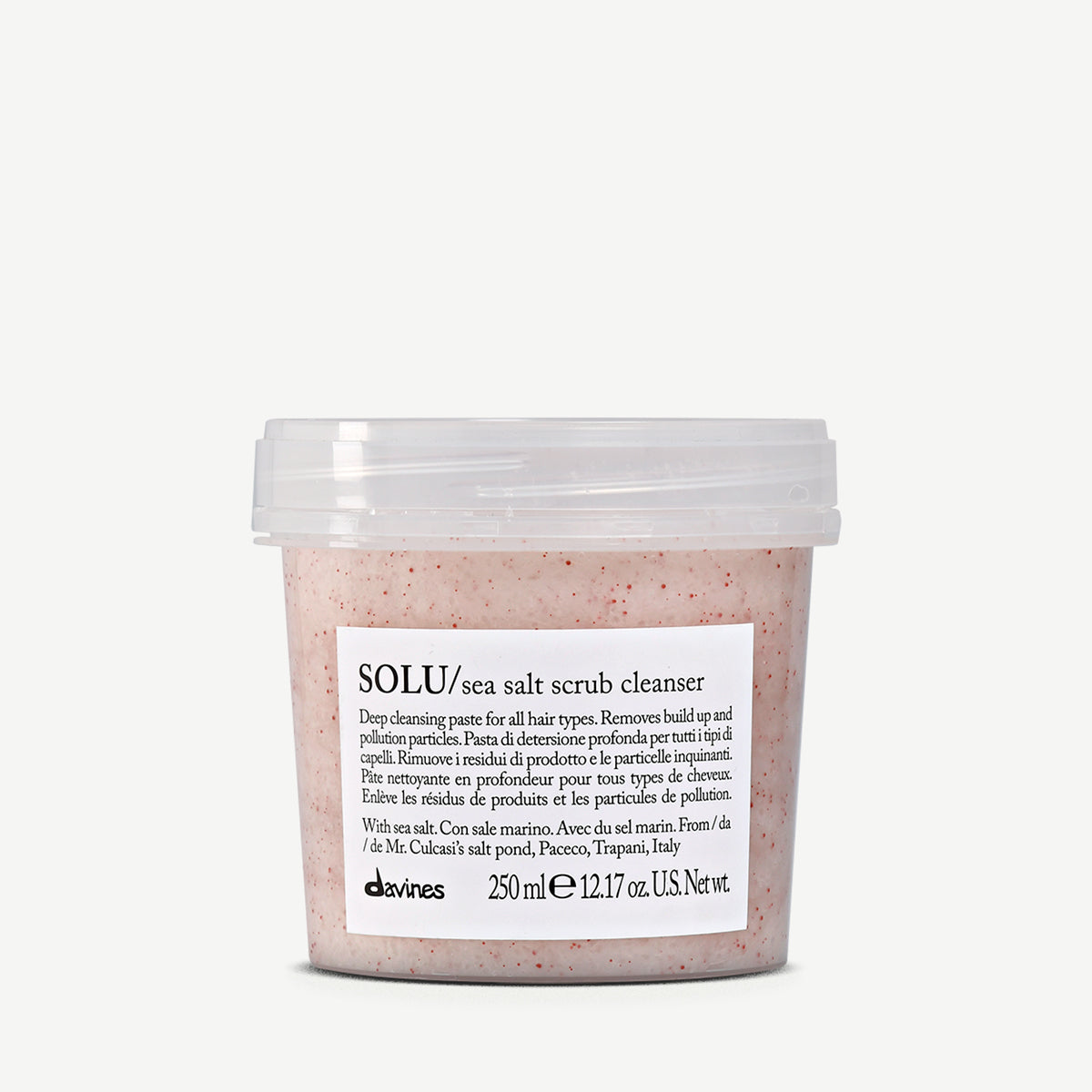 SOLU Sea Salt Scrub Cleanser 1  Davines
