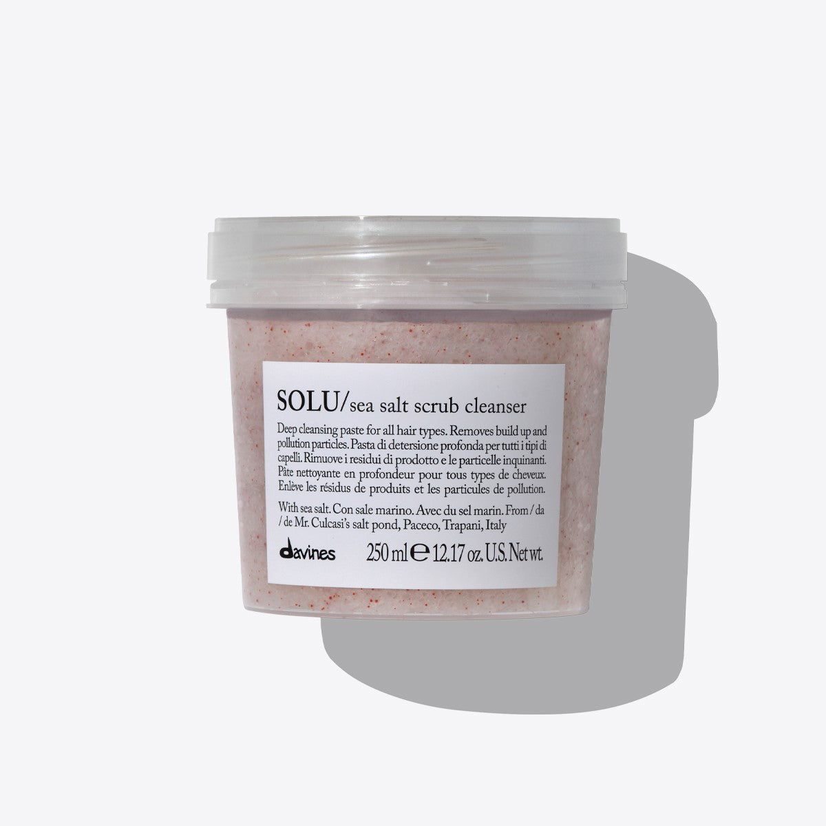 SOLU Sea Salt Scrub Cleanser 1  Davines
